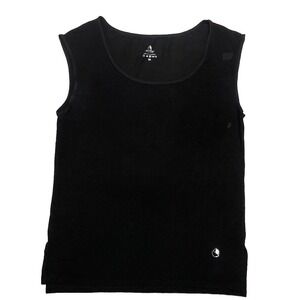 Icyzone Women's M Black Tank‎ Top Activewear Workout Sleeveless Shirt